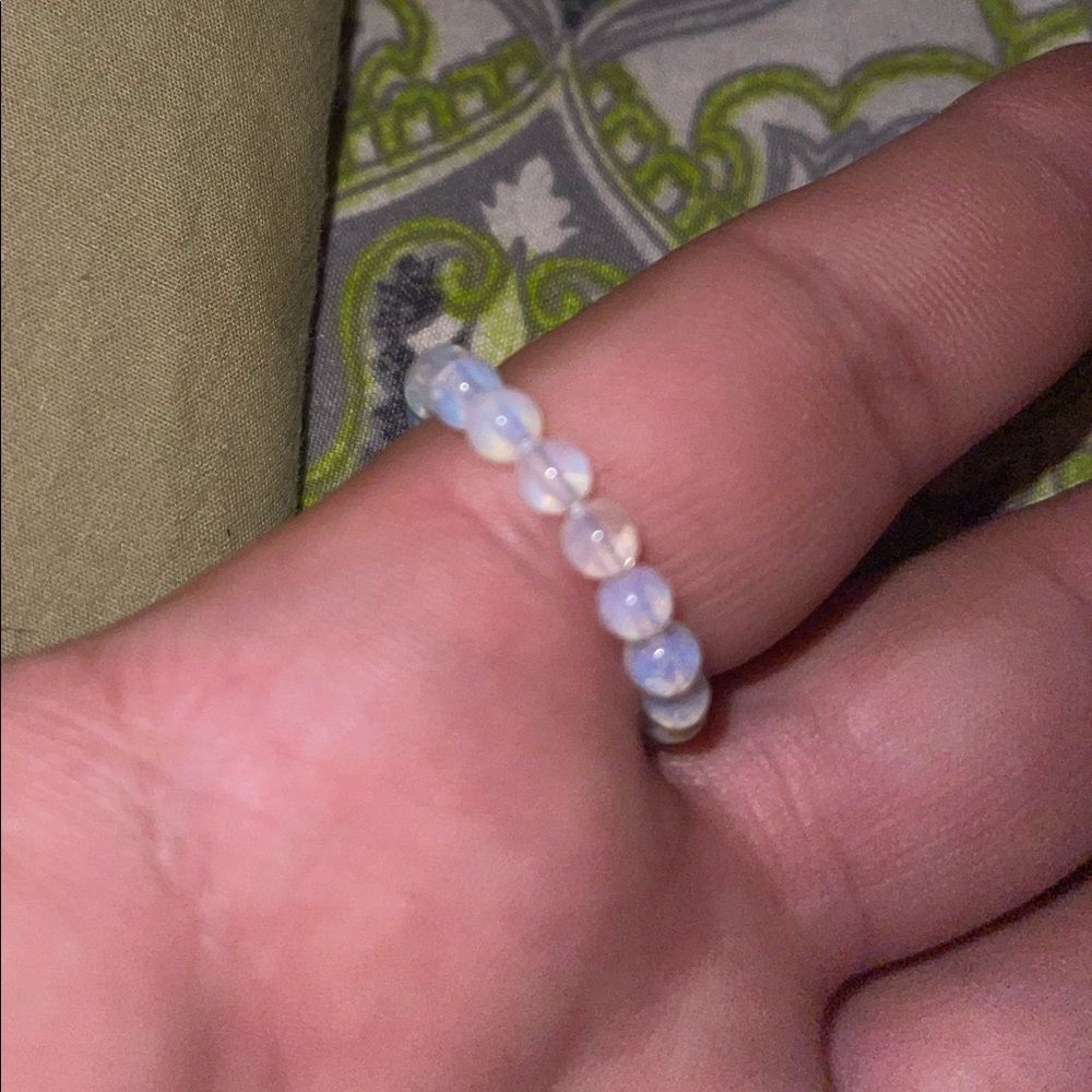Beaded opal ring - Picture 2 of 3